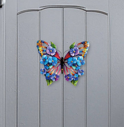 8" Iron Butterfly Plaque