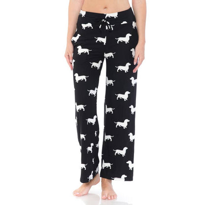 Buttery Soft Print Pajama Pants with Drawstring