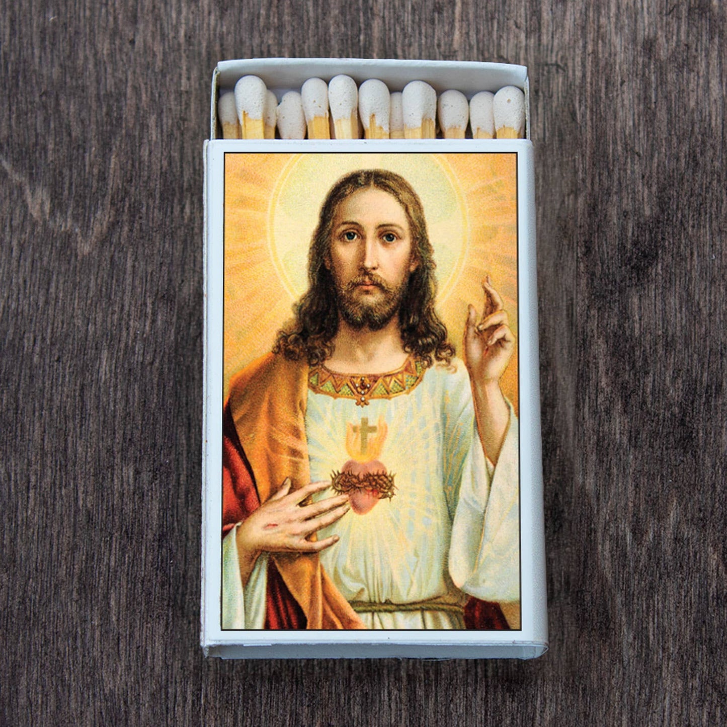 Matches • Jesus Matchbox • Home Decor for Candles & Incense
