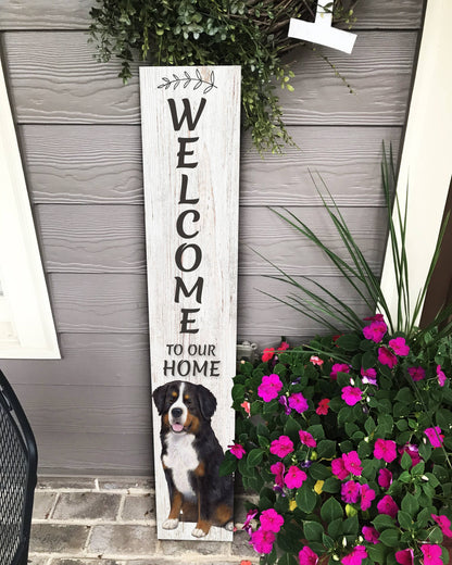 Bernese Mt. Dog Welcome sign
