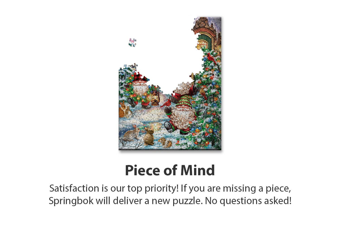 Gnome Village 500 Piece Jigsaw Puzzle