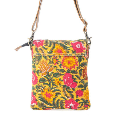Rosé Carnival Crossbody Bag in Peony Gold