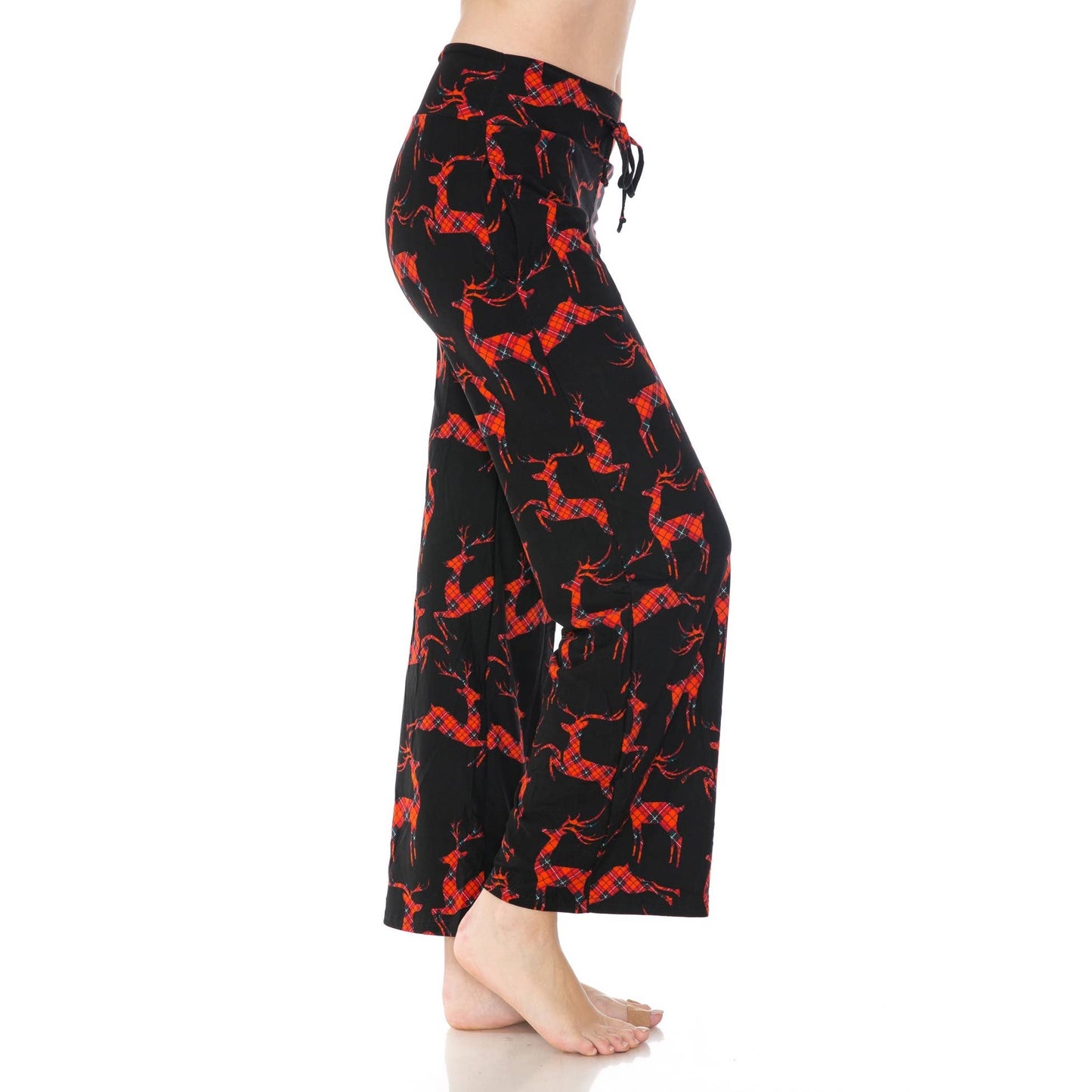 Buttery Soft Print Pajama Pants with Drawstring