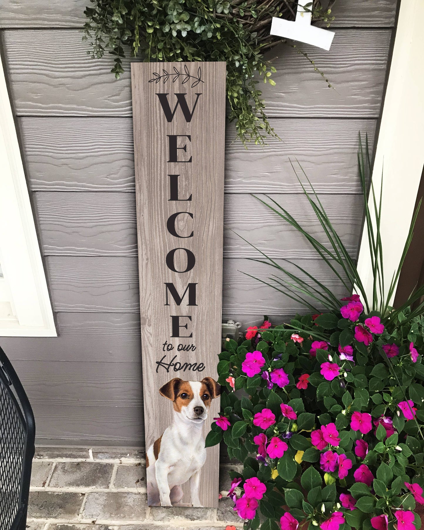 Jack Russell Terrier Welcome Sign