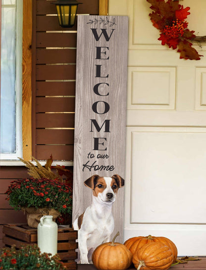 Jack Russell Terrier Welcome Sign