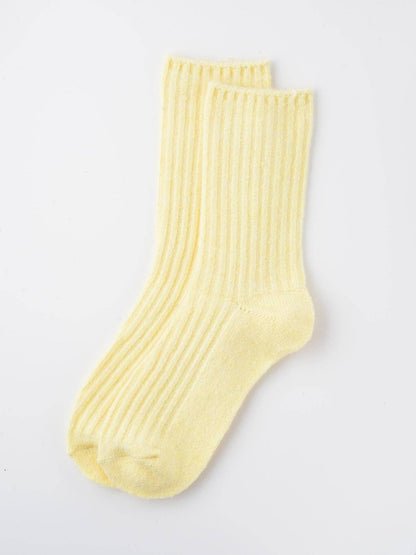 Rufia - 5-Pair Set of Solid Color Wool-Blend Socks