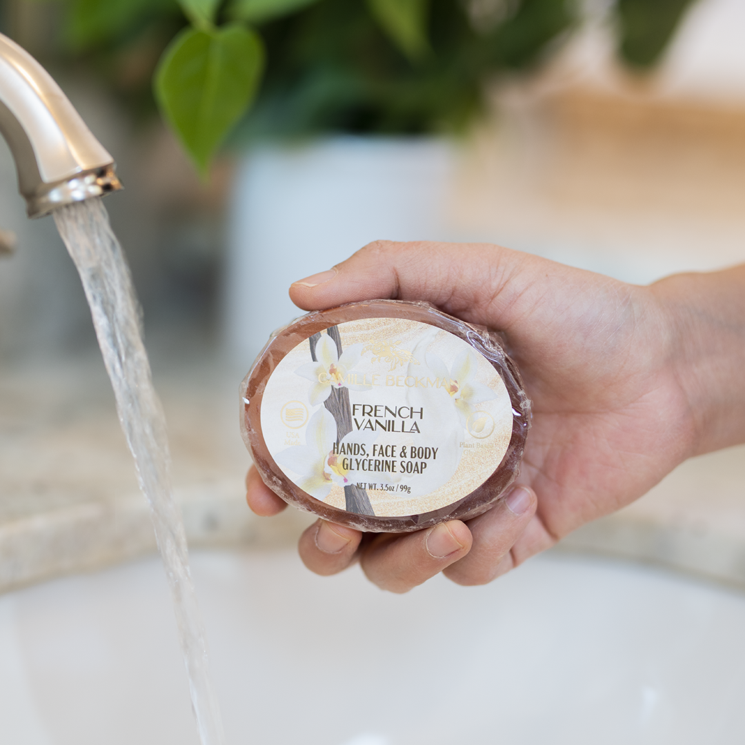 French Vanilla Glycerine Soap for hands, face & body